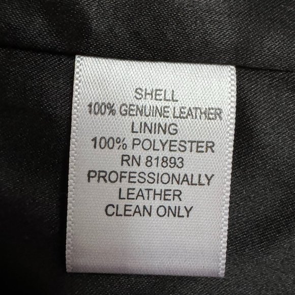 G.I.L.I. Genuine Leather Moto Jacket/Blazer - Size S - Picture 12 of 12